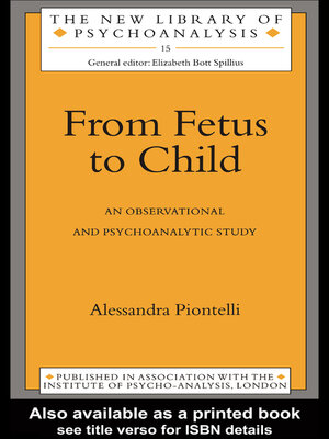 cover image of From Fetus to Child